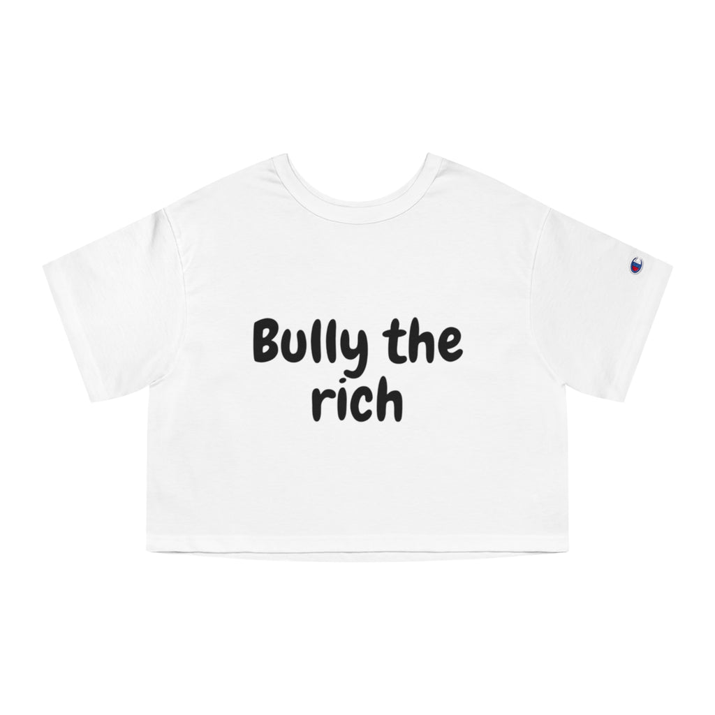 Bully the Rich Light Cropped T-Shirt