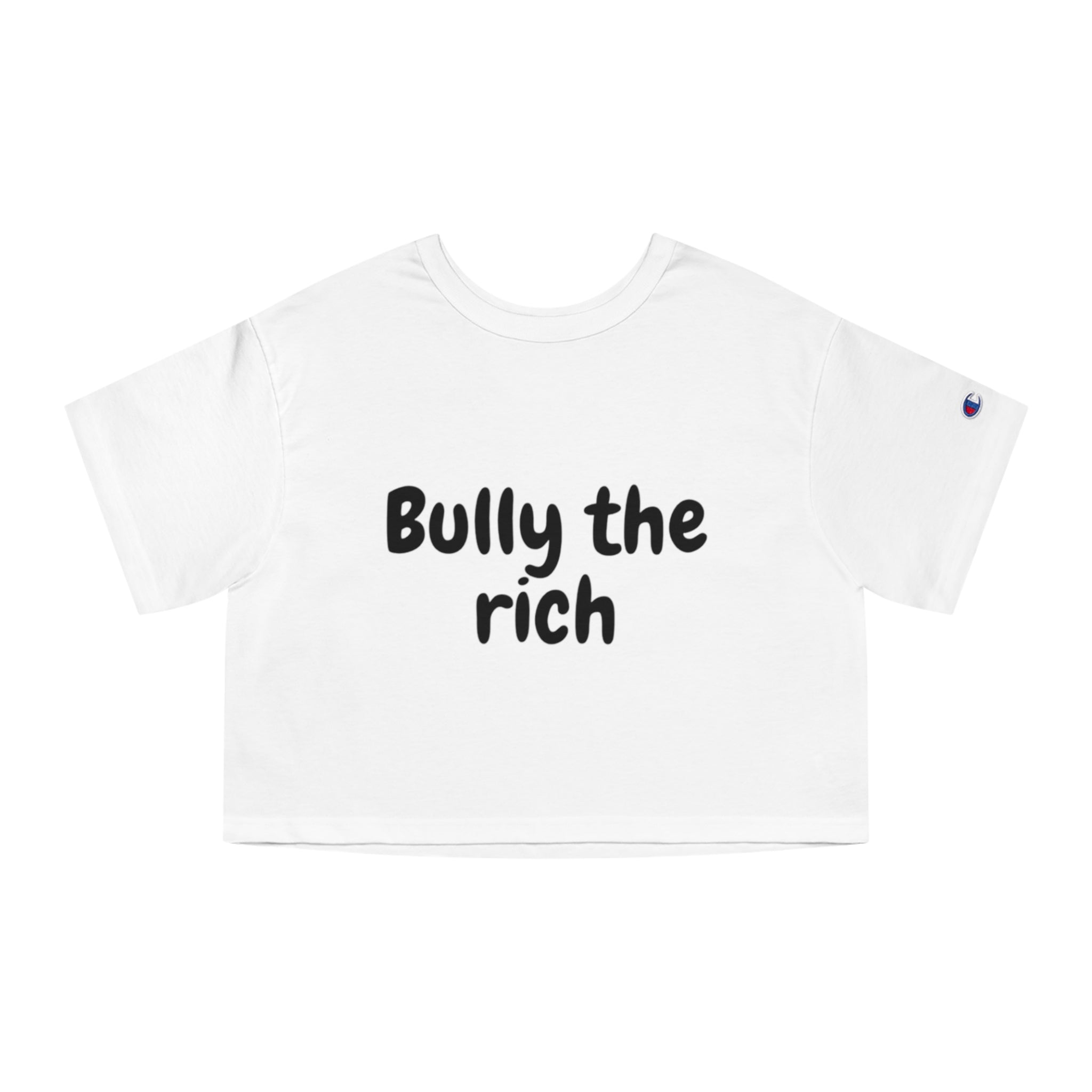 Bully the Rich Light Cropped T-Shirt