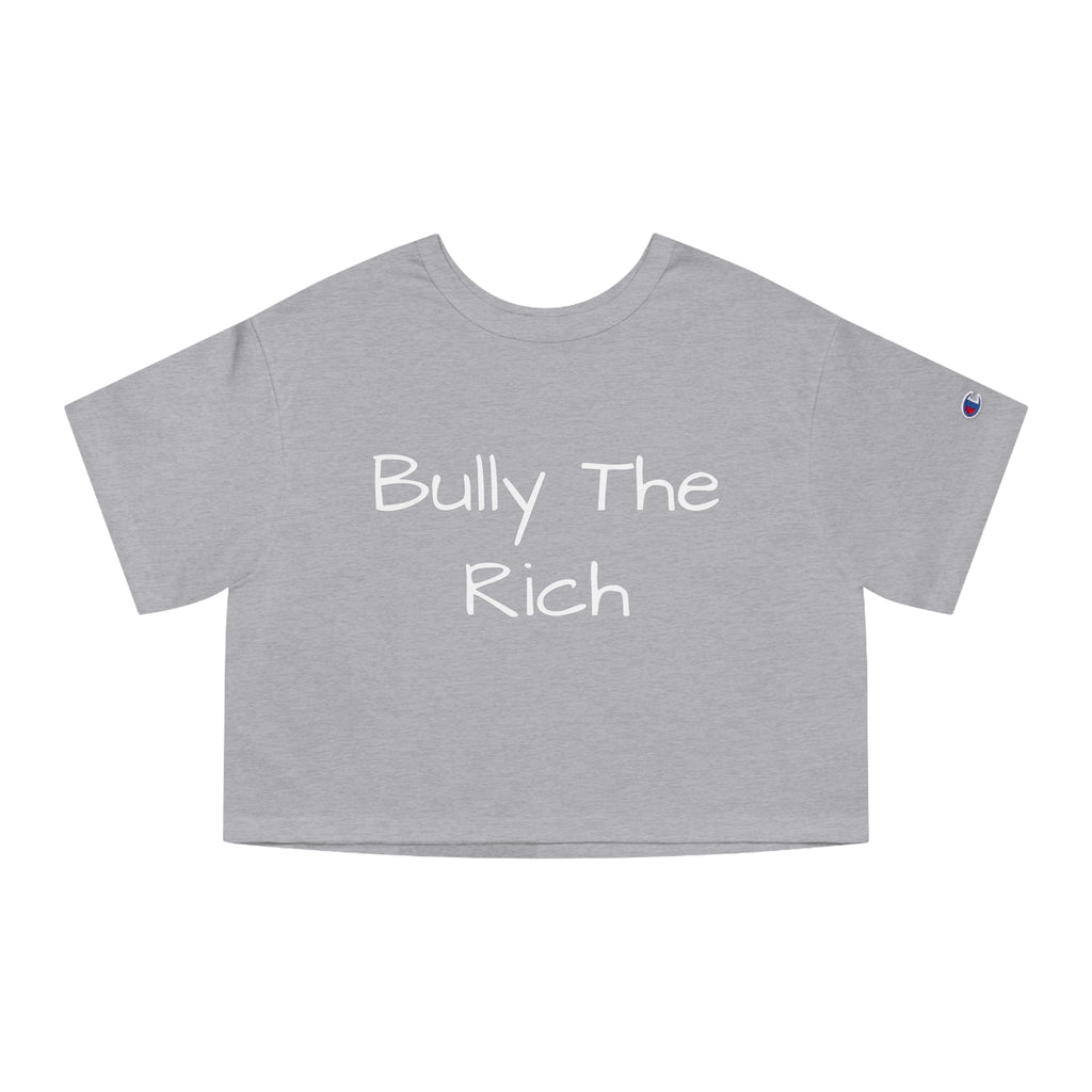Bully the Rich Dark Cropped T-Shirt