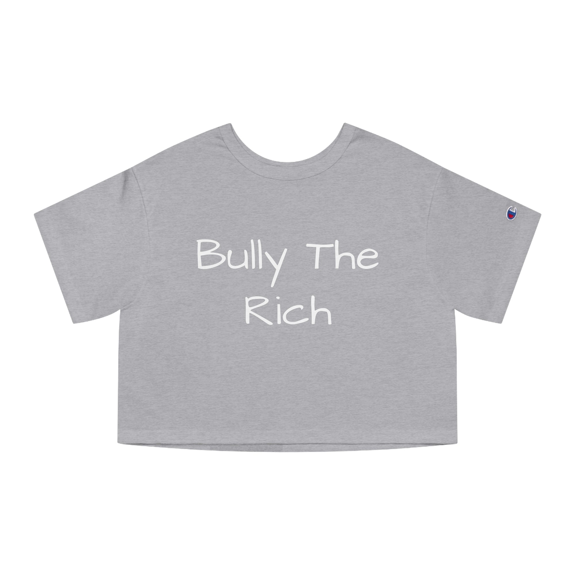 Bully the Rich Dark Cropped T-Shirt