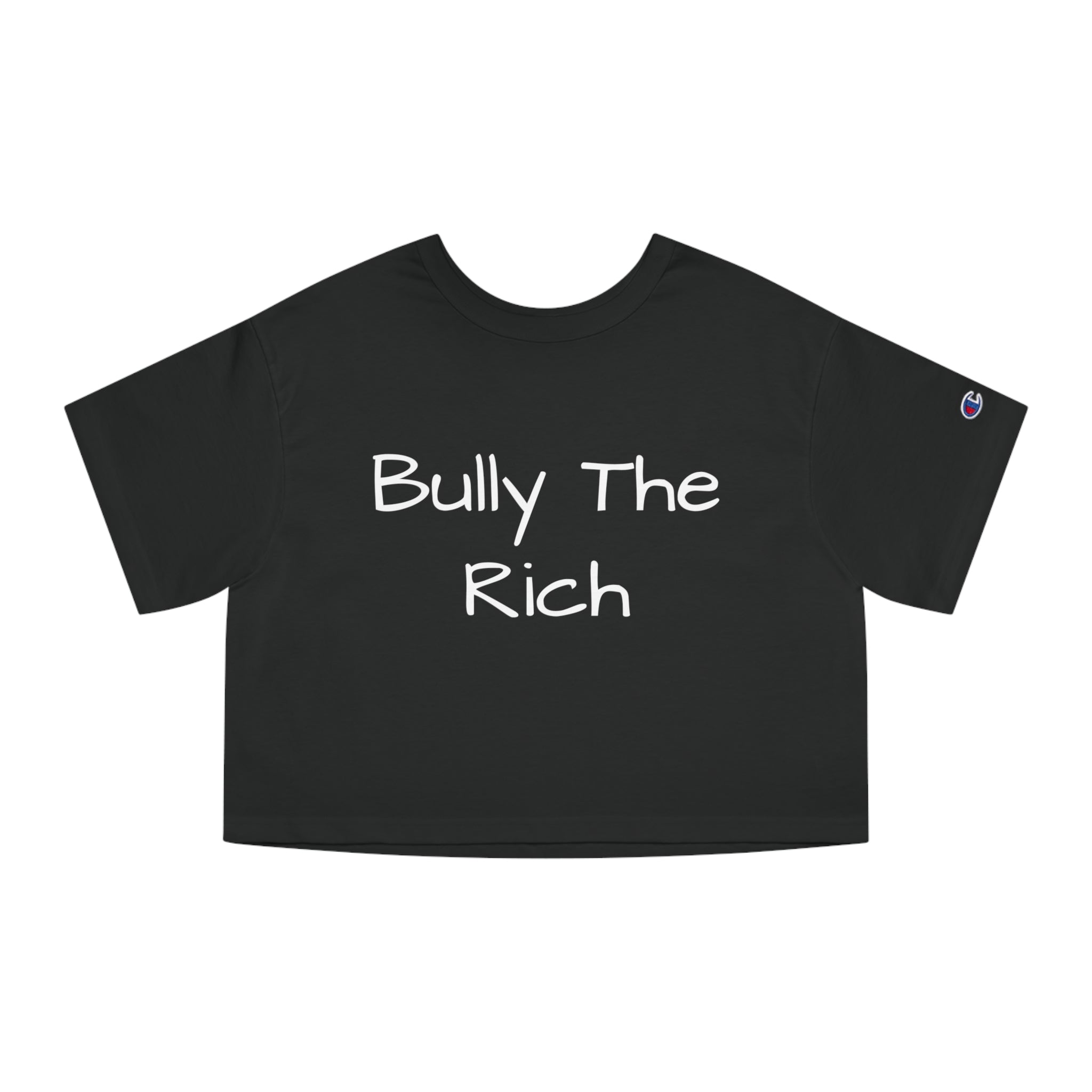 Bully the Rich Dark Cropped T-Shirt