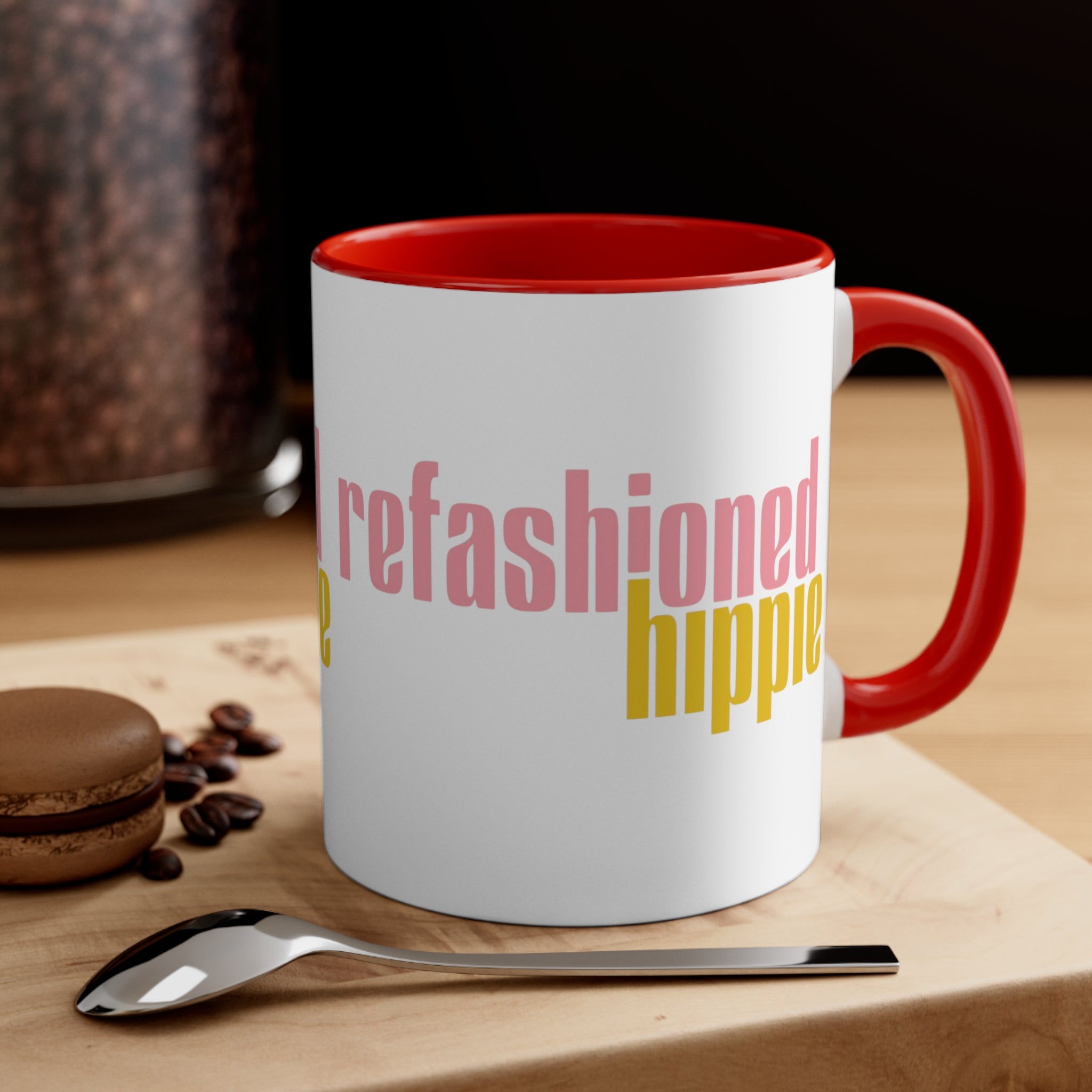Refashioned Hippie Accent Coffee Mug, 11oz