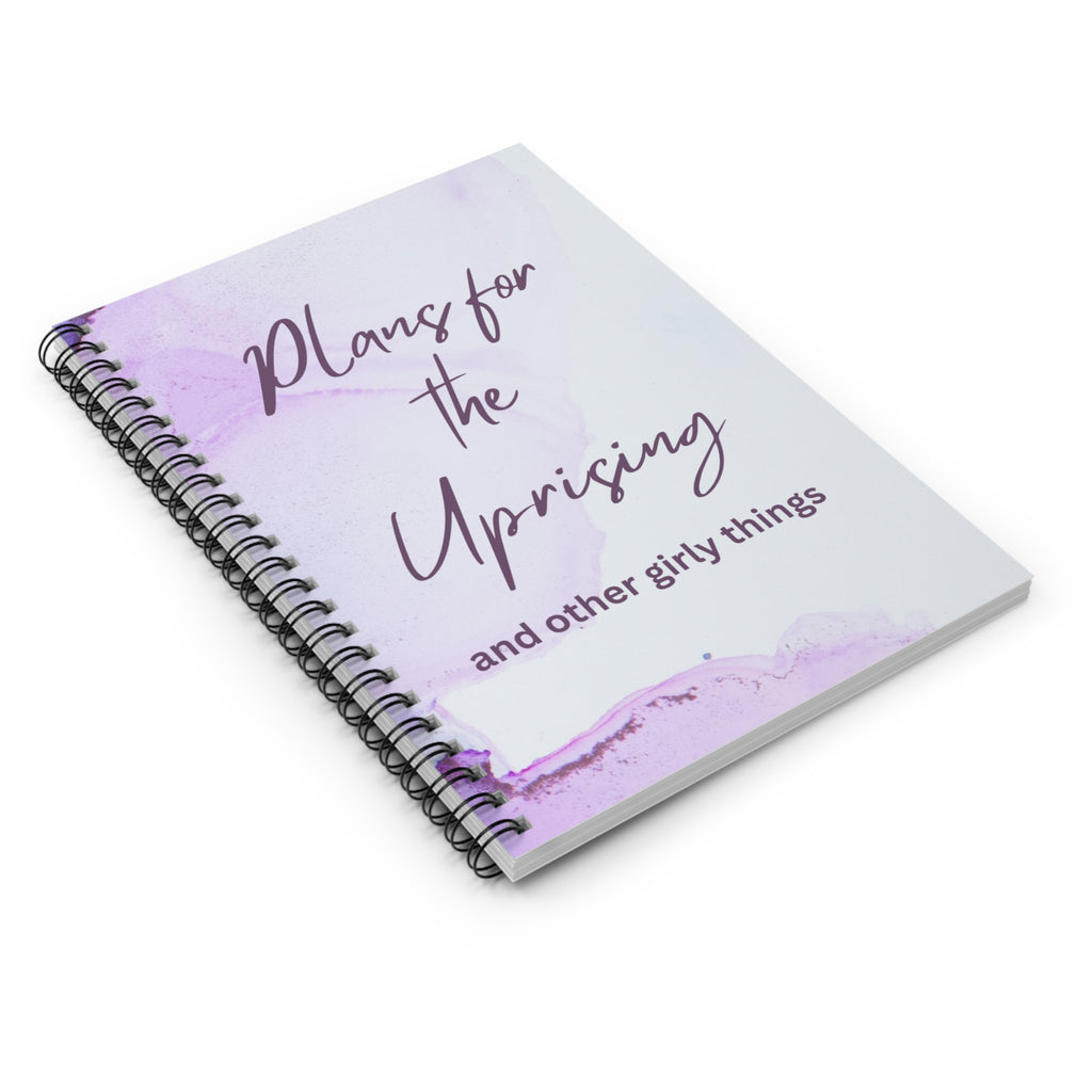 Girly Things Spiral Notebook Ruled Line