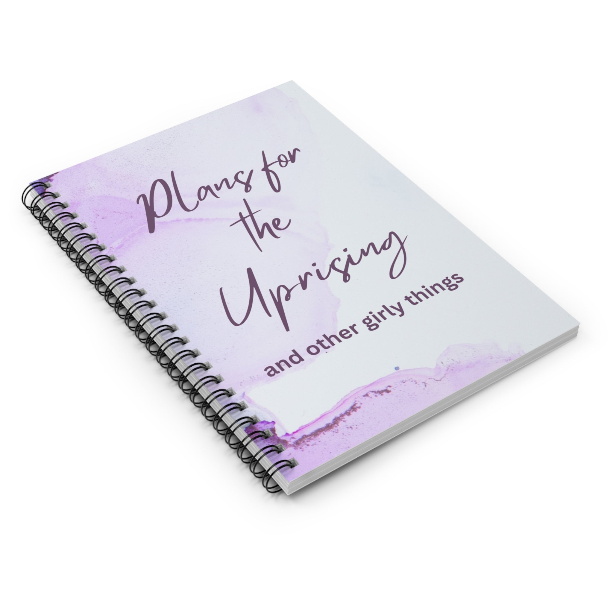 Girly Things Spiral Notebook Ruled Line