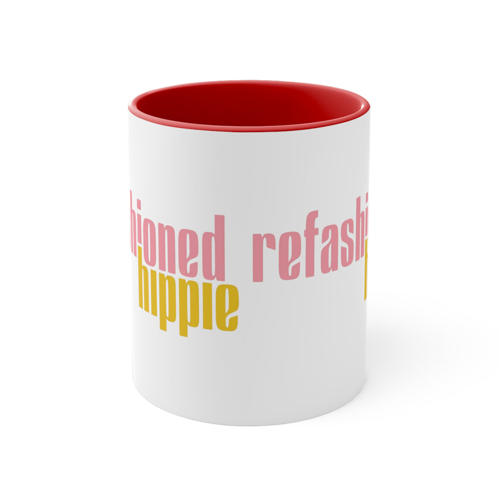 Refashioned Hippie Accent Coffee Mug, 11oz