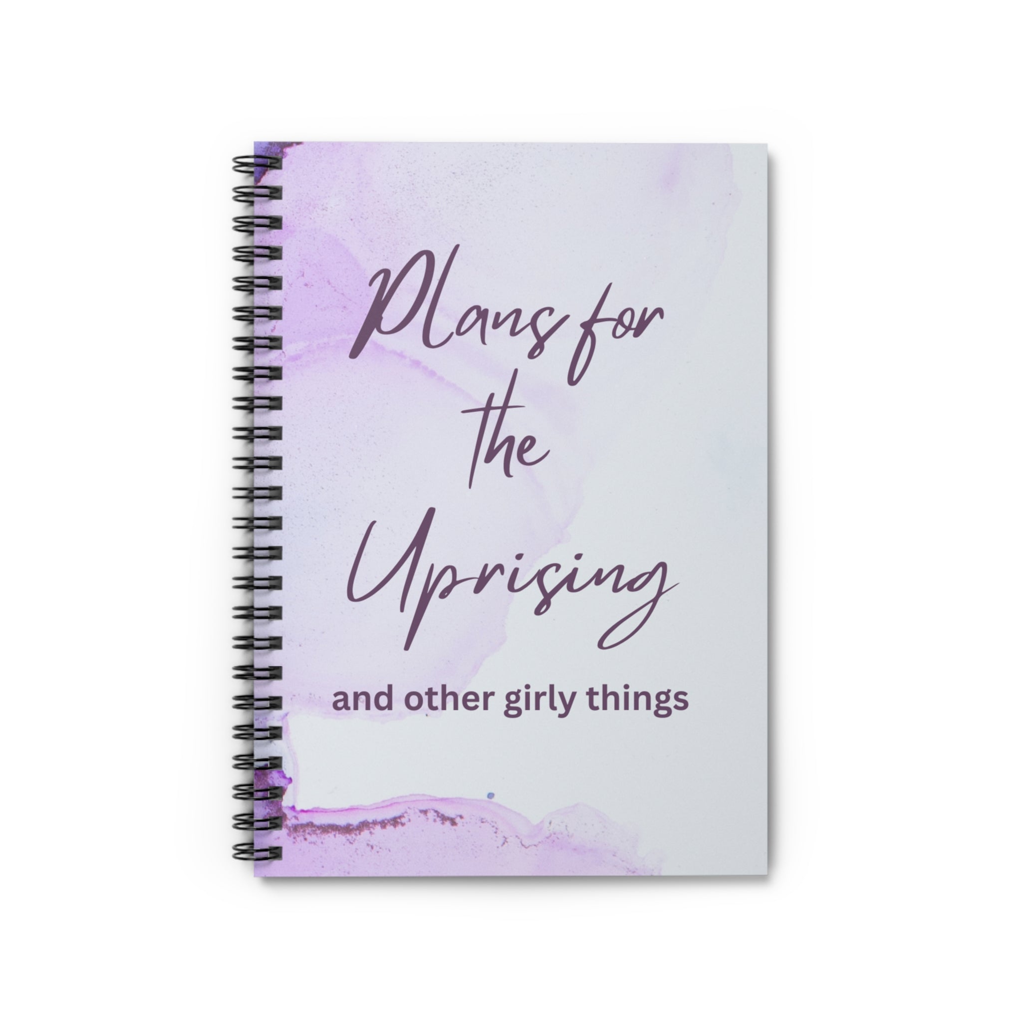Girly Things Spiral Notebook Ruled Line