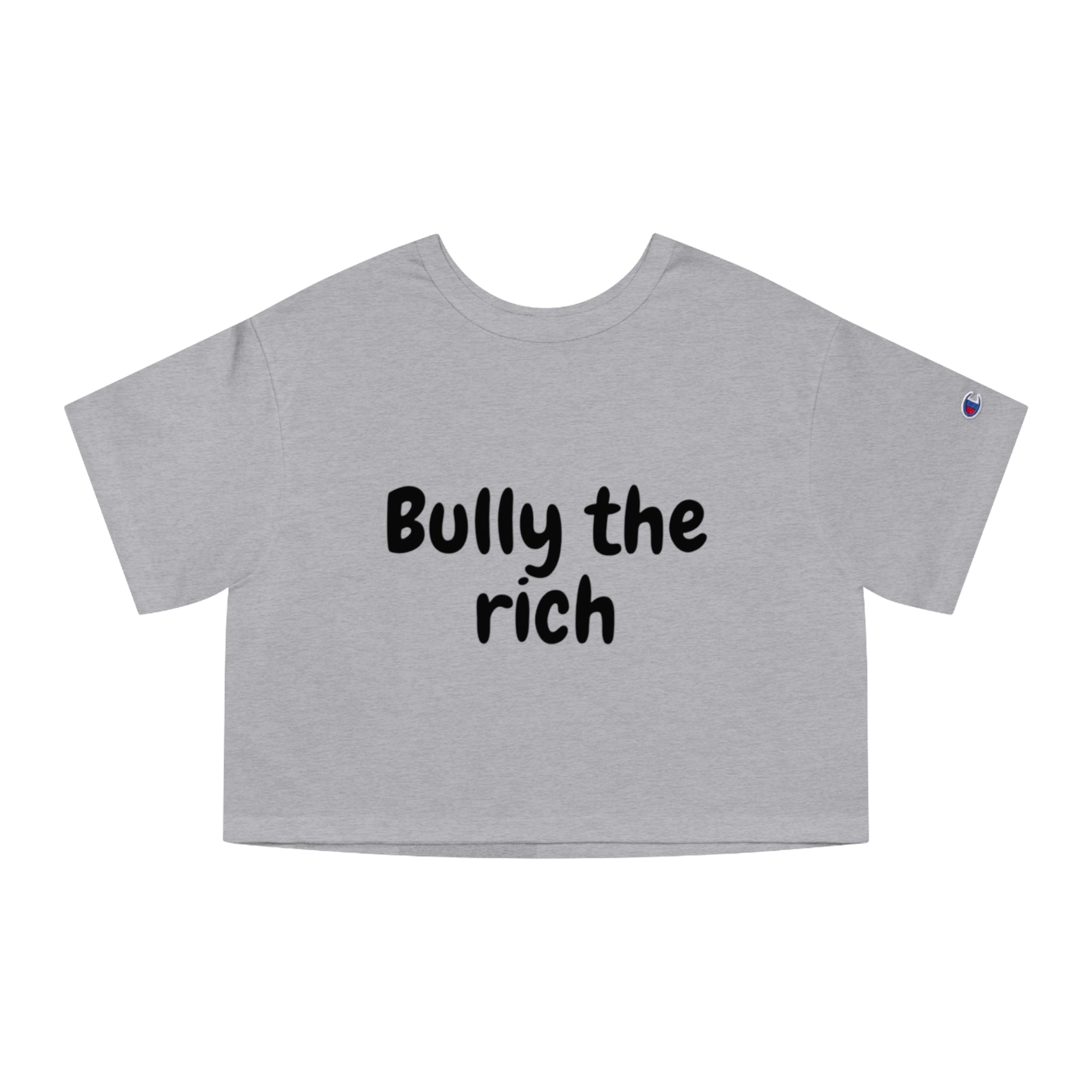 Bully the Rich Light Cropped T-Shirt
