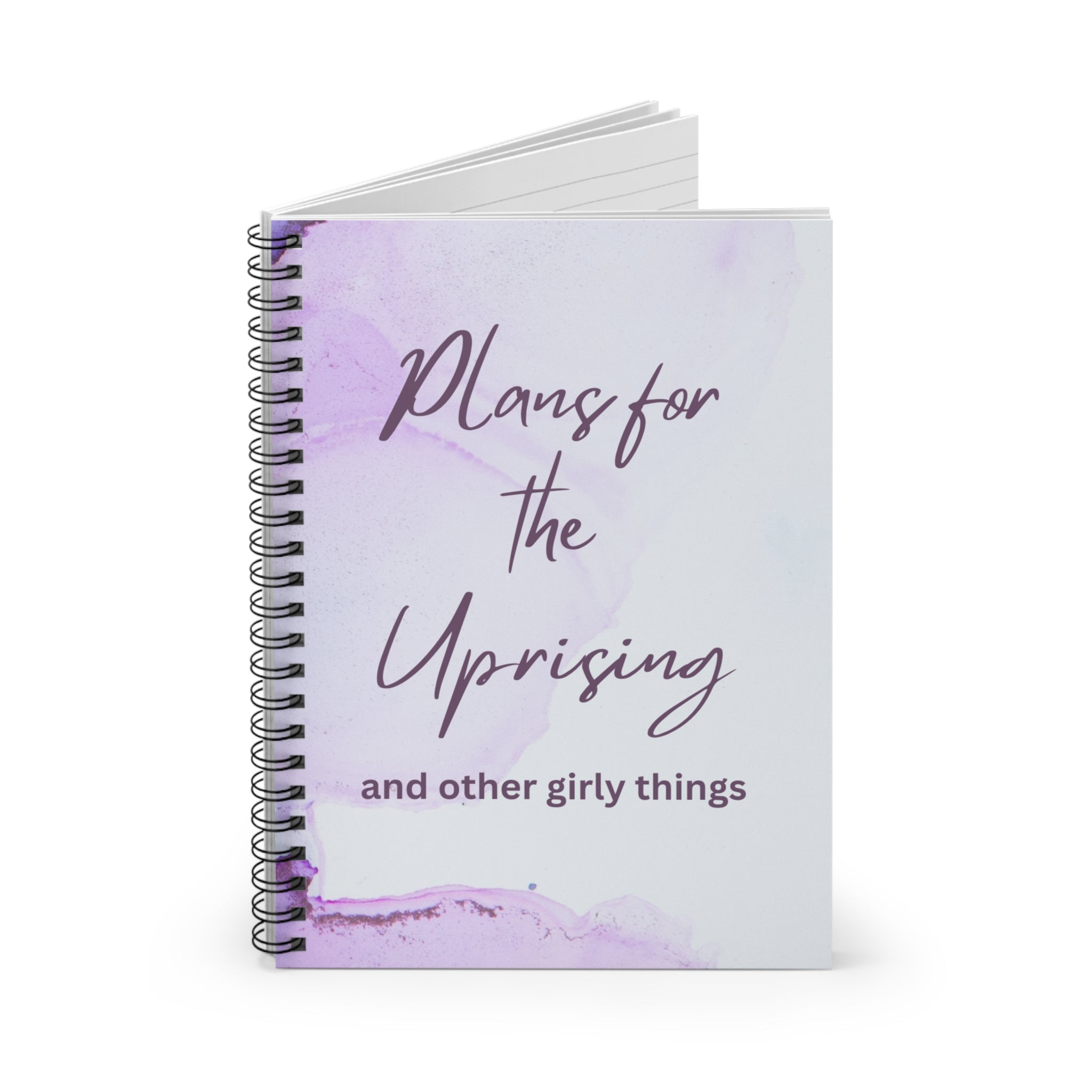 Girly Things Spiral Notebook Ruled Line