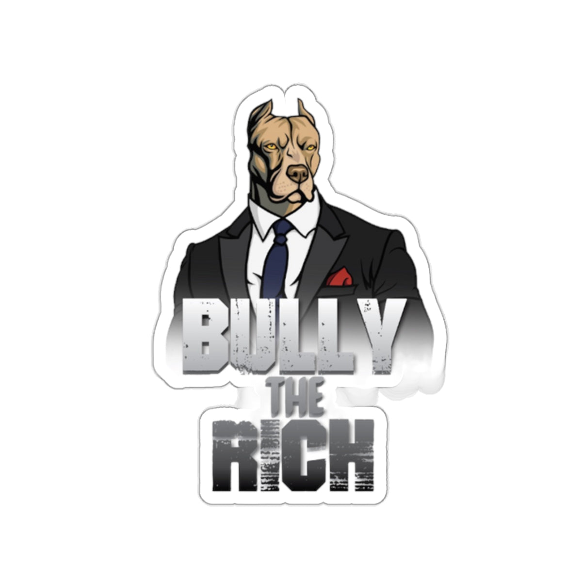 Bully the Rich Vinyl Sticker
