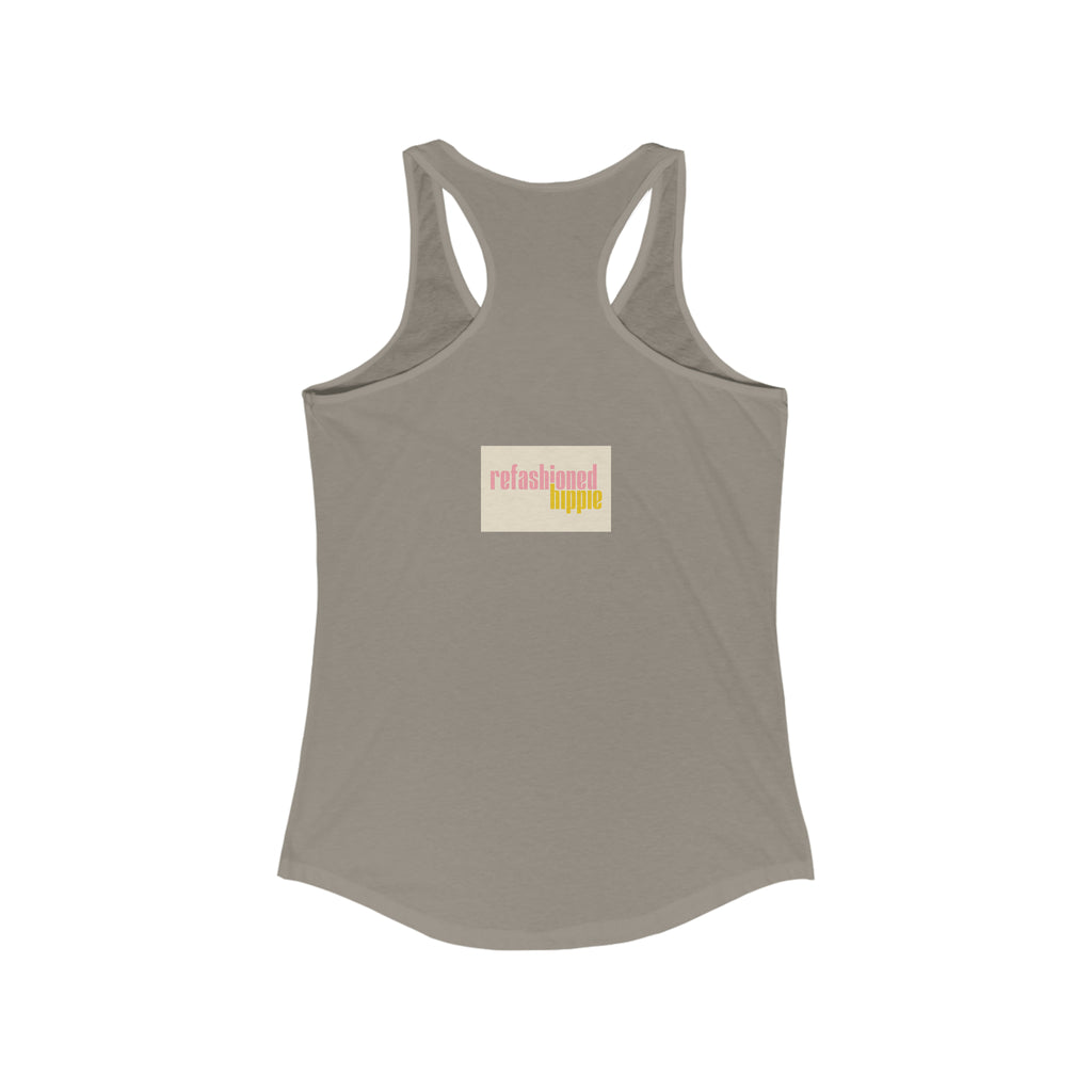 Where are we going in this? Racerback Tank