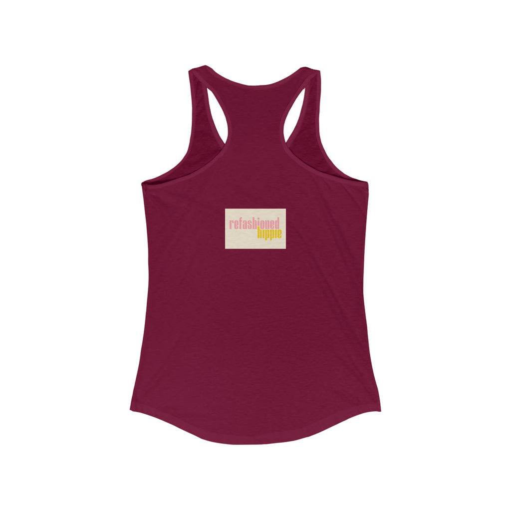 Where are we going in this? Racerback Tank