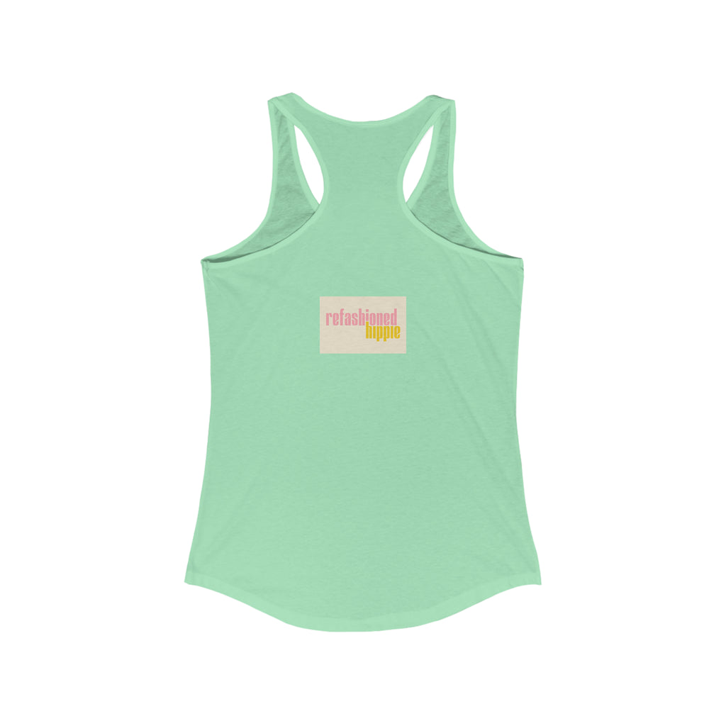 Where are we going in this? Racerback Tank