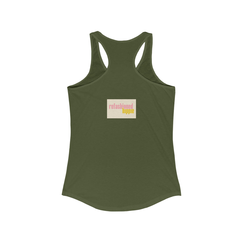 Where are we going in this? Racerback Tank