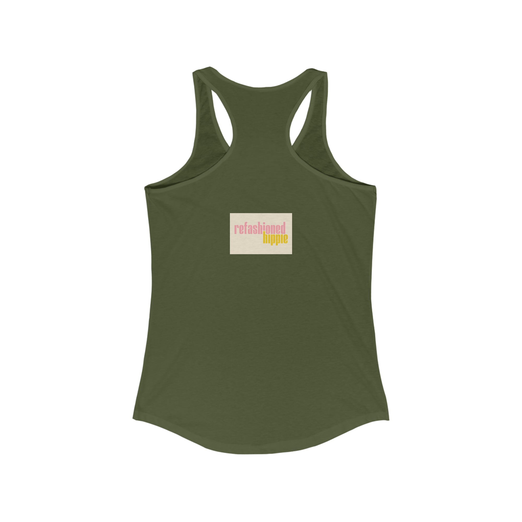 Where are we going in this? Racerback Tank