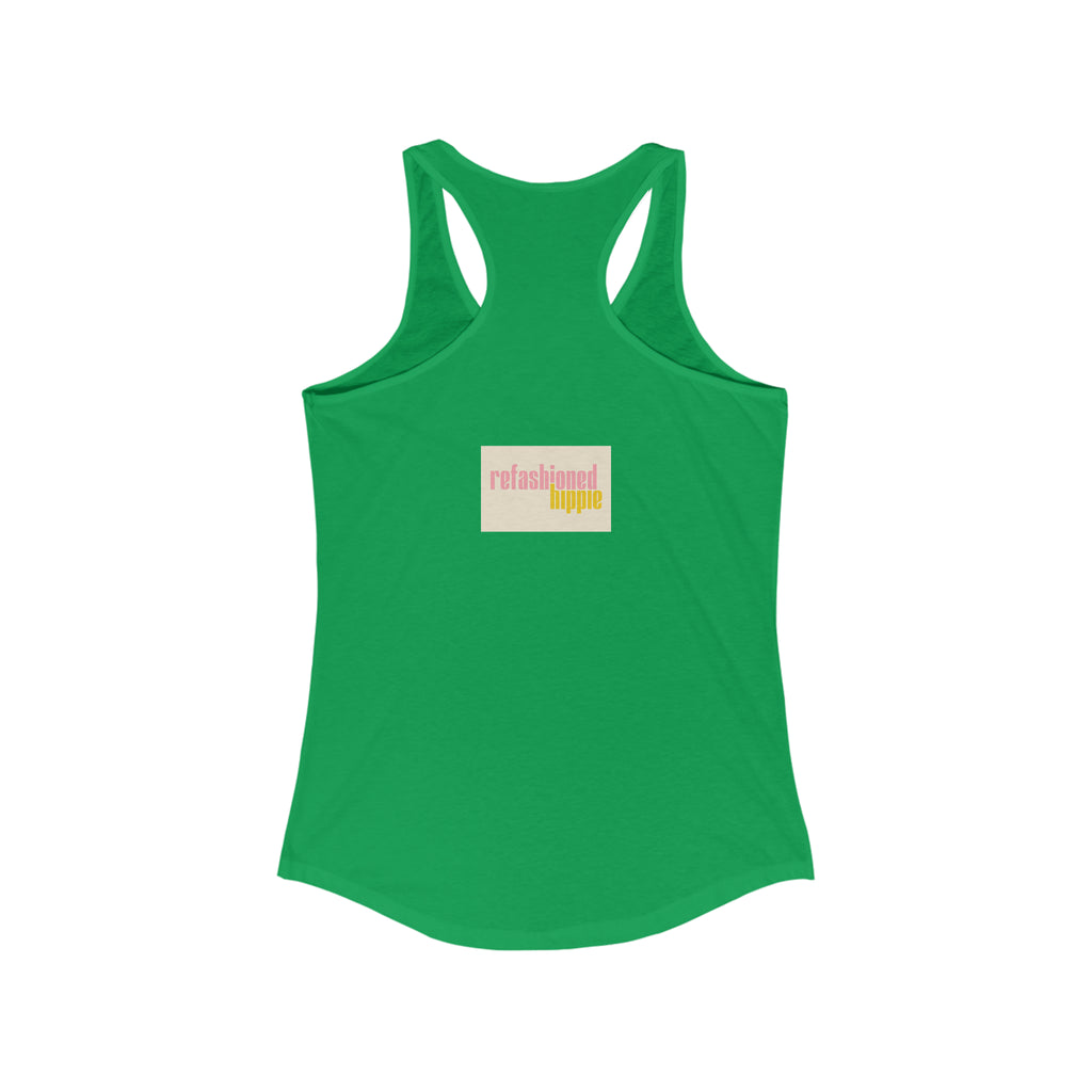 Where are we going in this? Racerback Tank