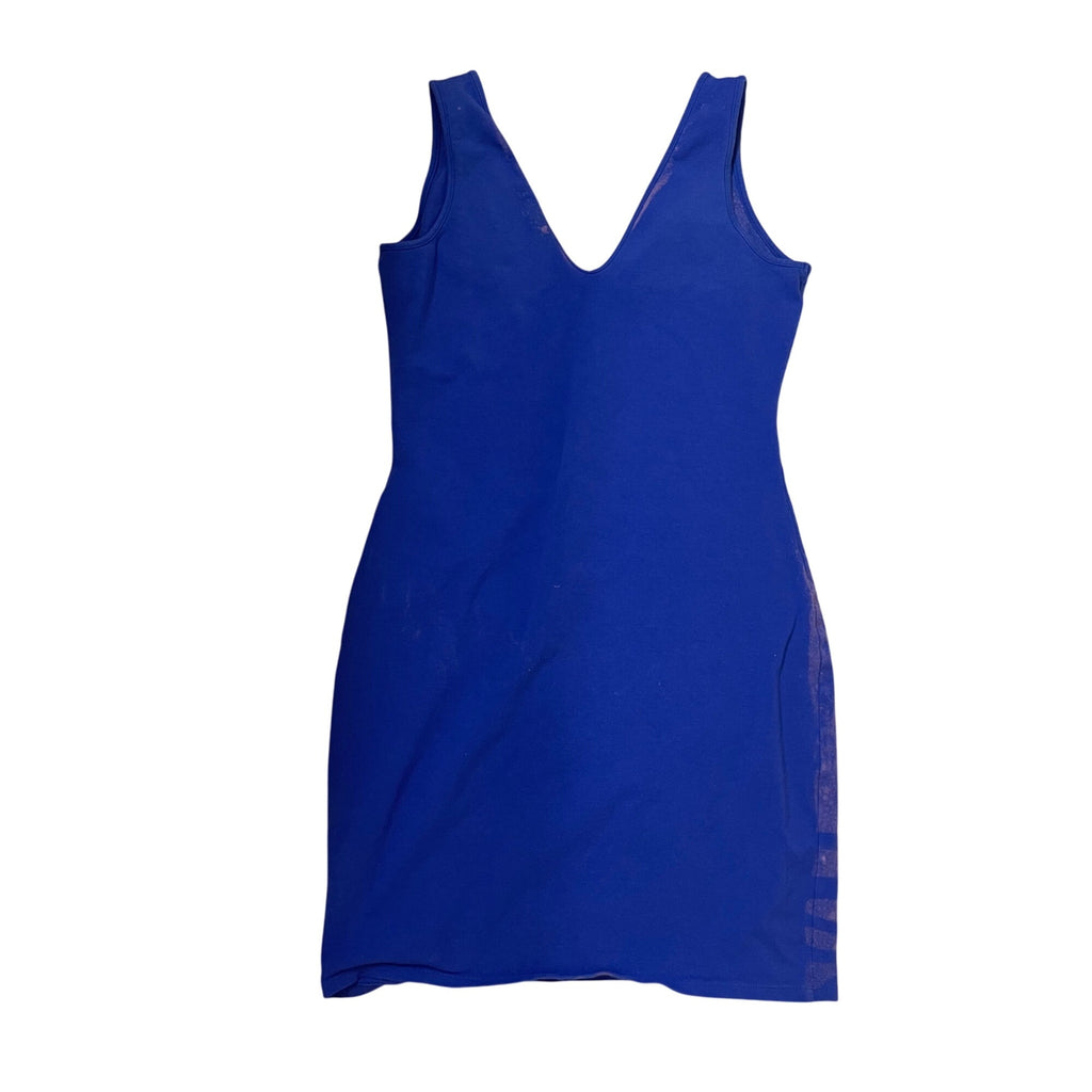 Bleach Painted Peacock Bodycon Dress Women's Large
