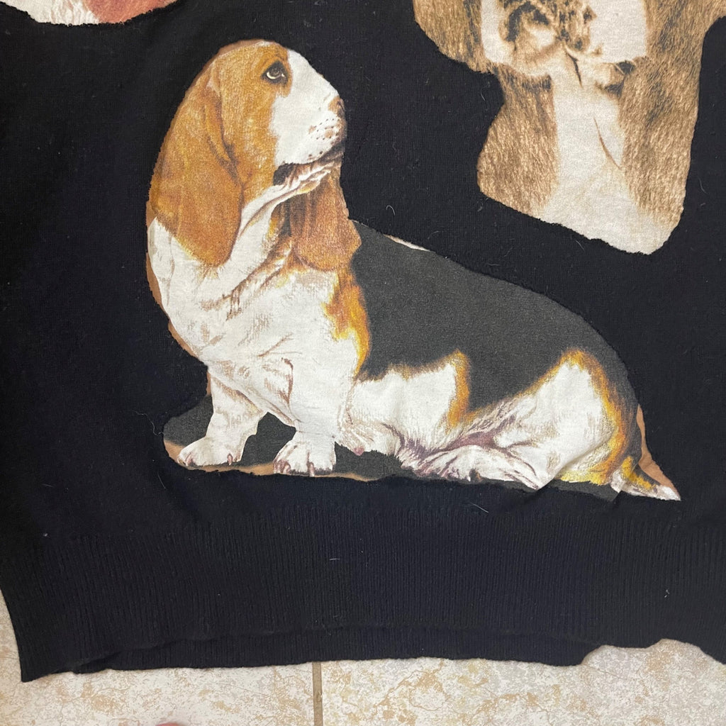 Basset Hound Cashmere Sweater Men's XXL Long
