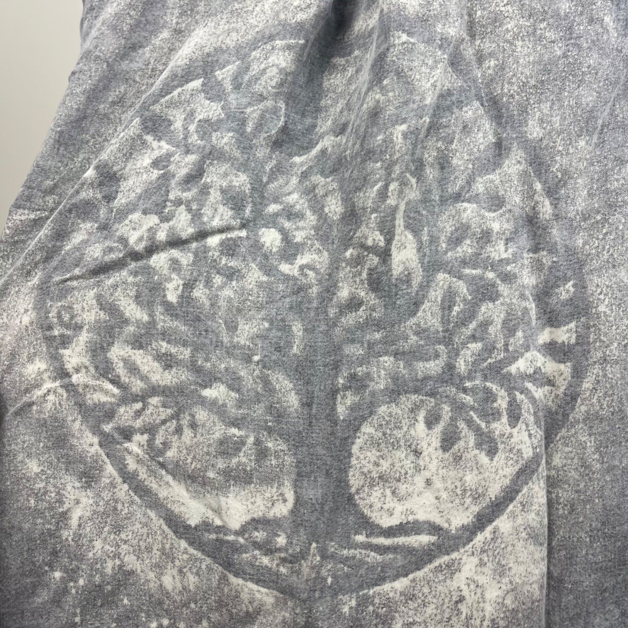 Gray Chambray Tree of Life Top Women's Medium