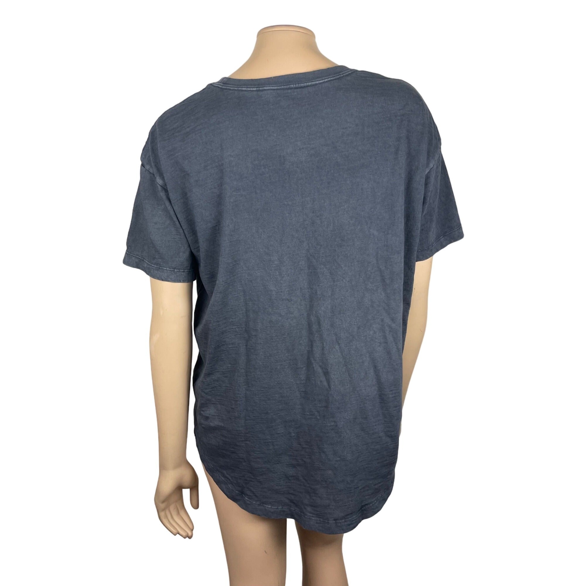 Medusa Bleach Painted Oversized T Shirt Women's Small