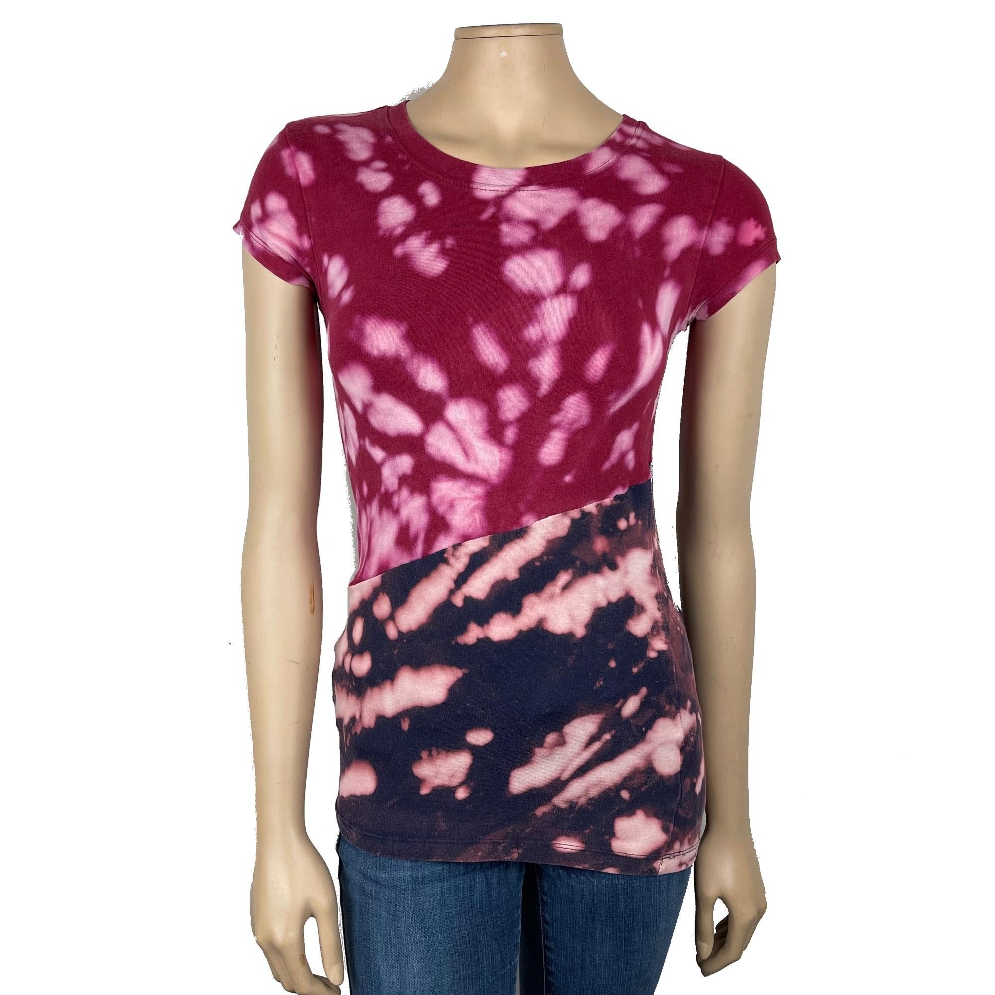 Refashioned Tie Dye T Shirt Set Small