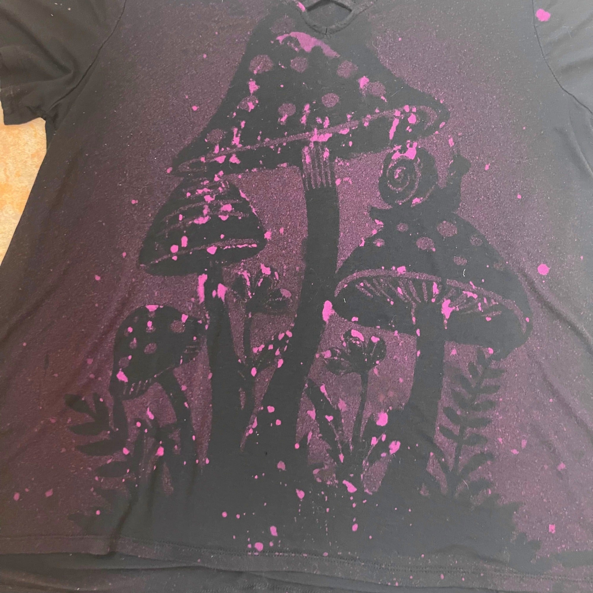 Purple Mushroom Cluster Women's T Shirt XL