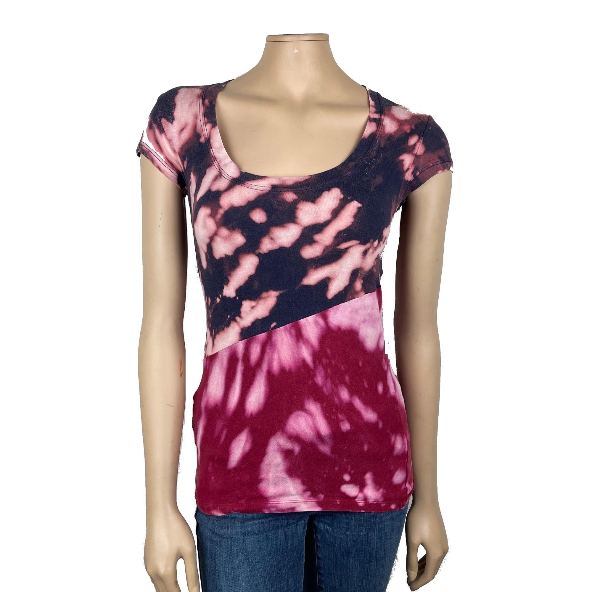 Refashioned Tie Dye T Shirt Set Small