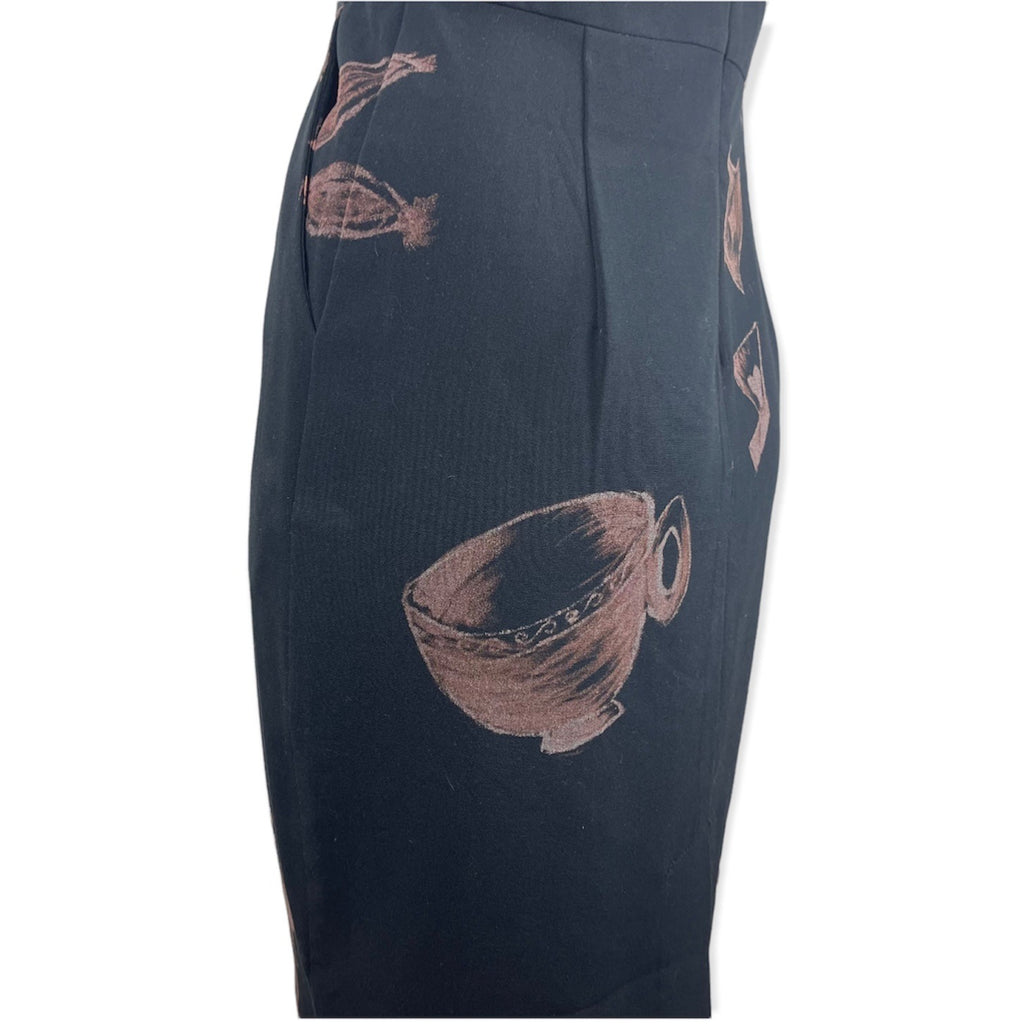 Forever 21 Refashioned Bleach Painted Alice In Wonderland Dress Jr. Small