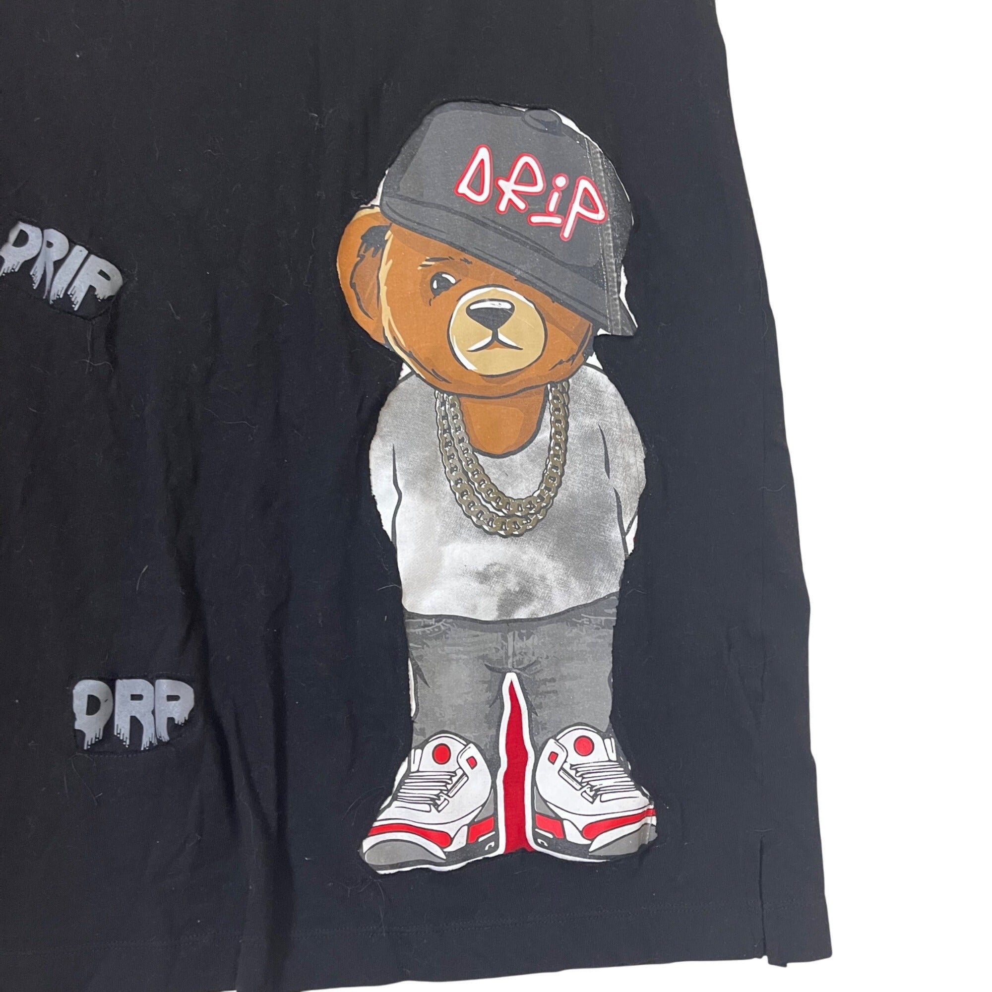 Refashioned Teddy Bear Drip Dress Women's Large