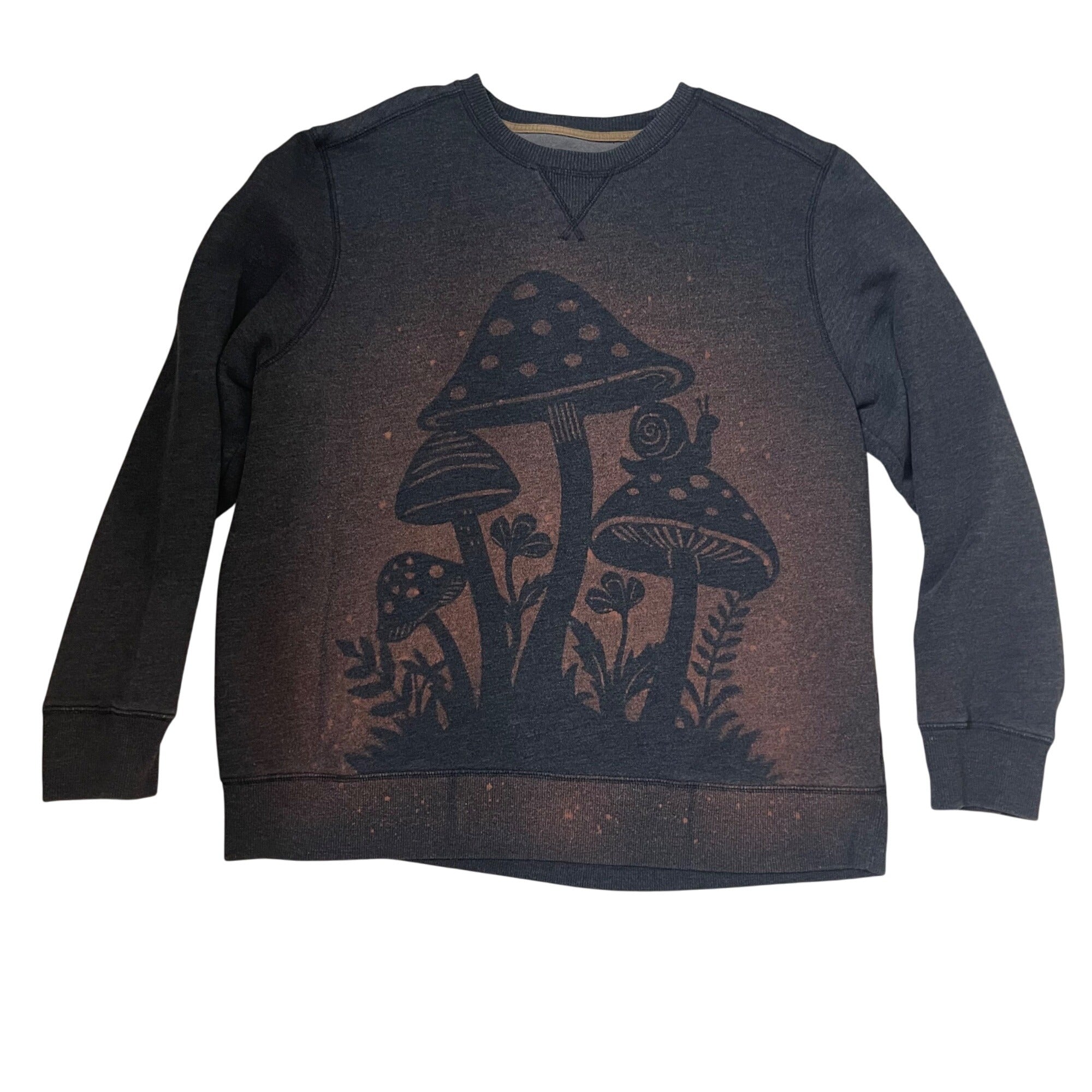 Gray Mushroom Cluster Sweatshirt Men's XL